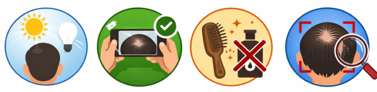 Hairscope Selfie Analysis - Hairline Balding Checker AI - Hairscope